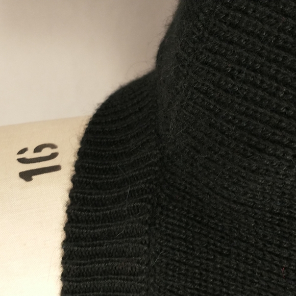 Soft Alpaca Cardigan Sweater Long with Pockets Peruvian Quality Made in Peru Lg - Picture 5 of 8